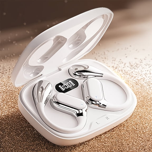 General-New Style True Wireless On-Ear Earpods for Music, Not In-Ear, Gaming Couples. TWS HIFI Bass 9D Stereo HD Calling Earphones Compatible with Android And Iphone. Perfect Sports Earpieces