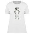 thumbnail image 1 of General Of Love Sailor Cat T-Shirt Women -Image by Shutterstock, Female Small, 1 of 2