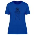 thumbnail image 1 of General Of Love Sailor Cat T-Shirt Women -Image by Shutterstock, Female Small, 1 of 2