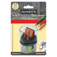 thumbnail image 1 of General Pencil 3-In-1 Clear Sharpener, 1 of 2
