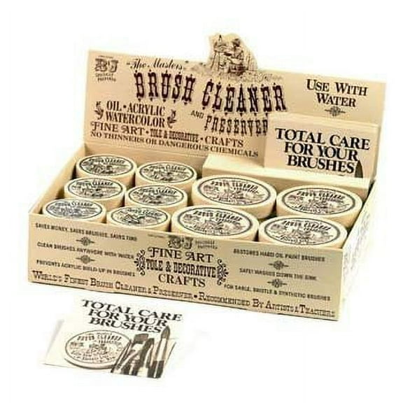 General Pencil Company Inc., The Masters Brush Cleaner & Preserver 1 Oz.