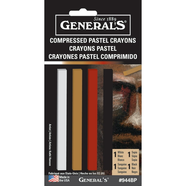General Pencil Compressed Pastel Crayons 4