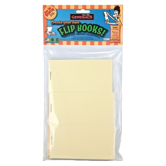 General Pencil Create Your Own Flip Book, 6/Pkg.