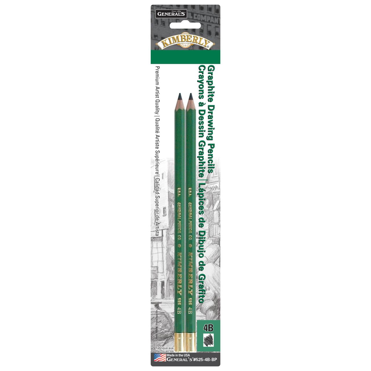 GeneralsKimberly Graphite Drawing Pencils, 4B, Pack of 12