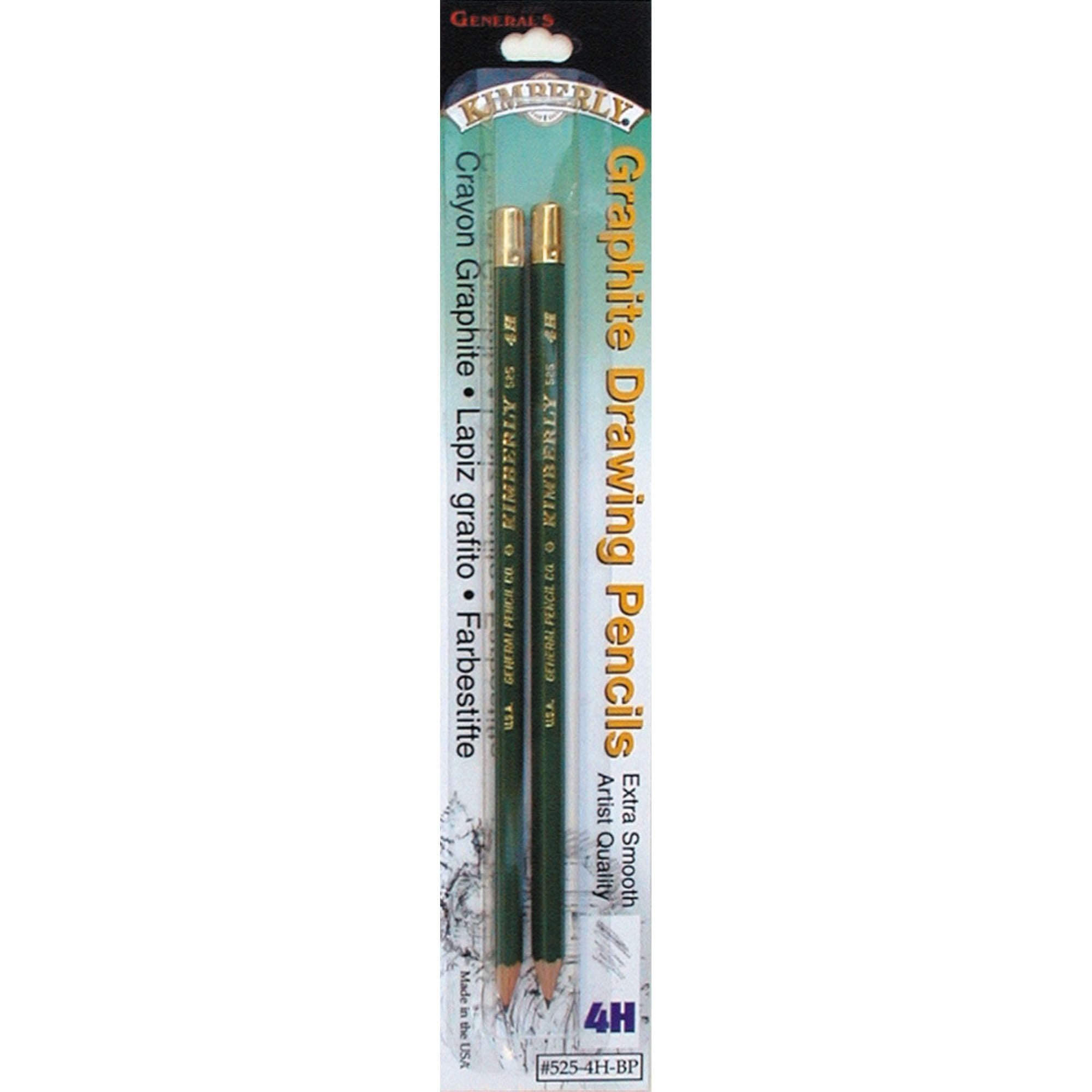 General Pencil 406765 Sax Solid Drawing Pencil, 4H Tip, Black - Pack of 12,  12 - Gerbes Super Markets
