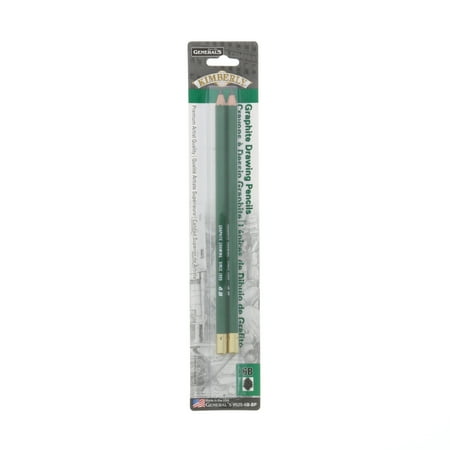 General Pencil Kimberly Drawing Pencil Set, 2-Pencils, 6B