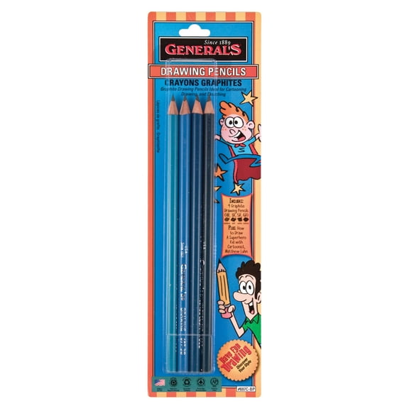 General Pencil Manga Graphite Drawing Set, 4 Pieces