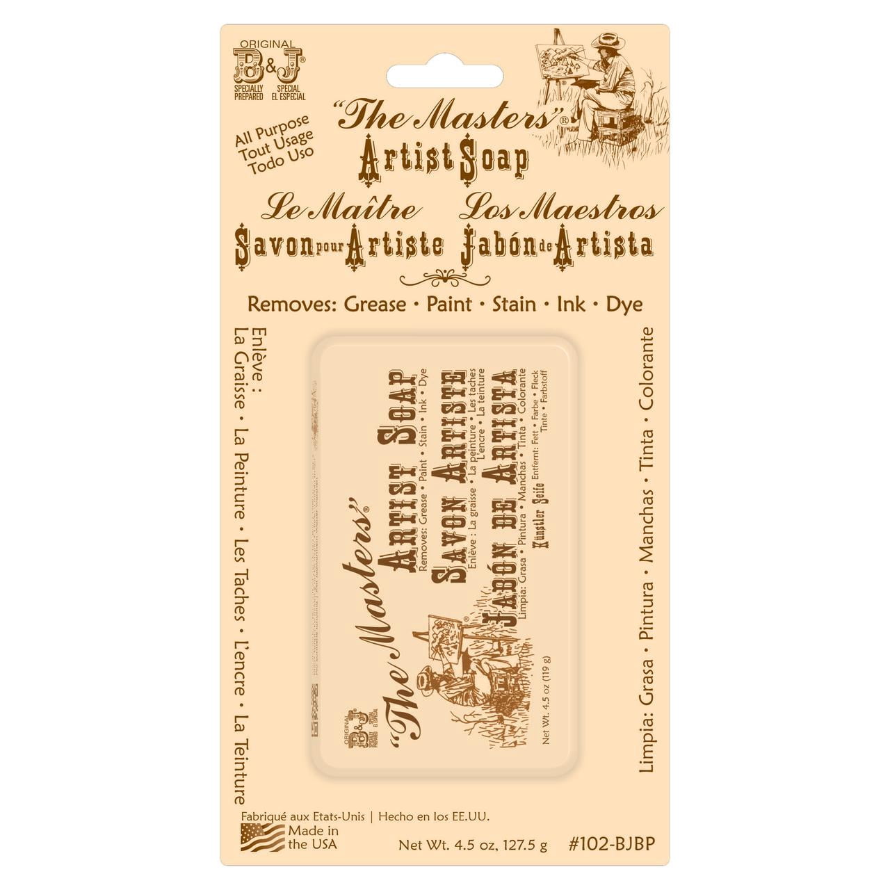General Pencil Masters Artist's Soap | 4.5 Unzen | Pinselseife Für Künstler | Reinigt Pinsel & Hände
