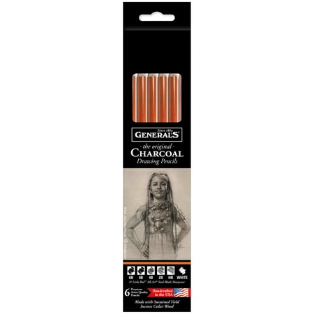 General Pencil The Original Charcoal Drawing Pencil Set, 8-Pieces