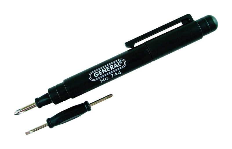 General Tools 744 Pocket 4-in-1 Mini Screwdriver