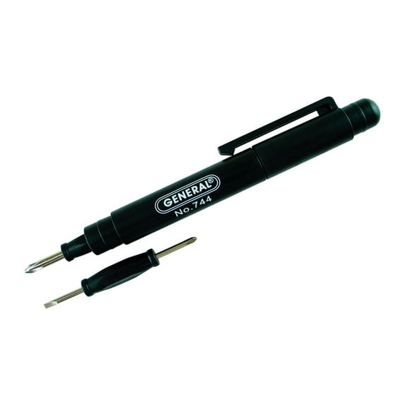 General Tools 744 Pocket 4-in-1 Mini Screwdriver