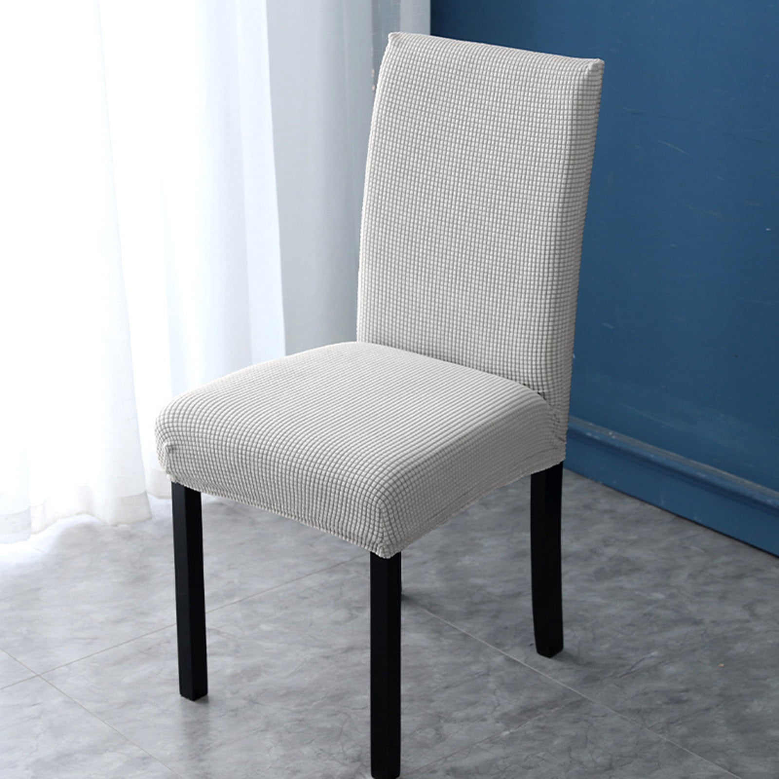 General Polar Check Chair Cover Elastic Hotel Restaurant Chair Cover