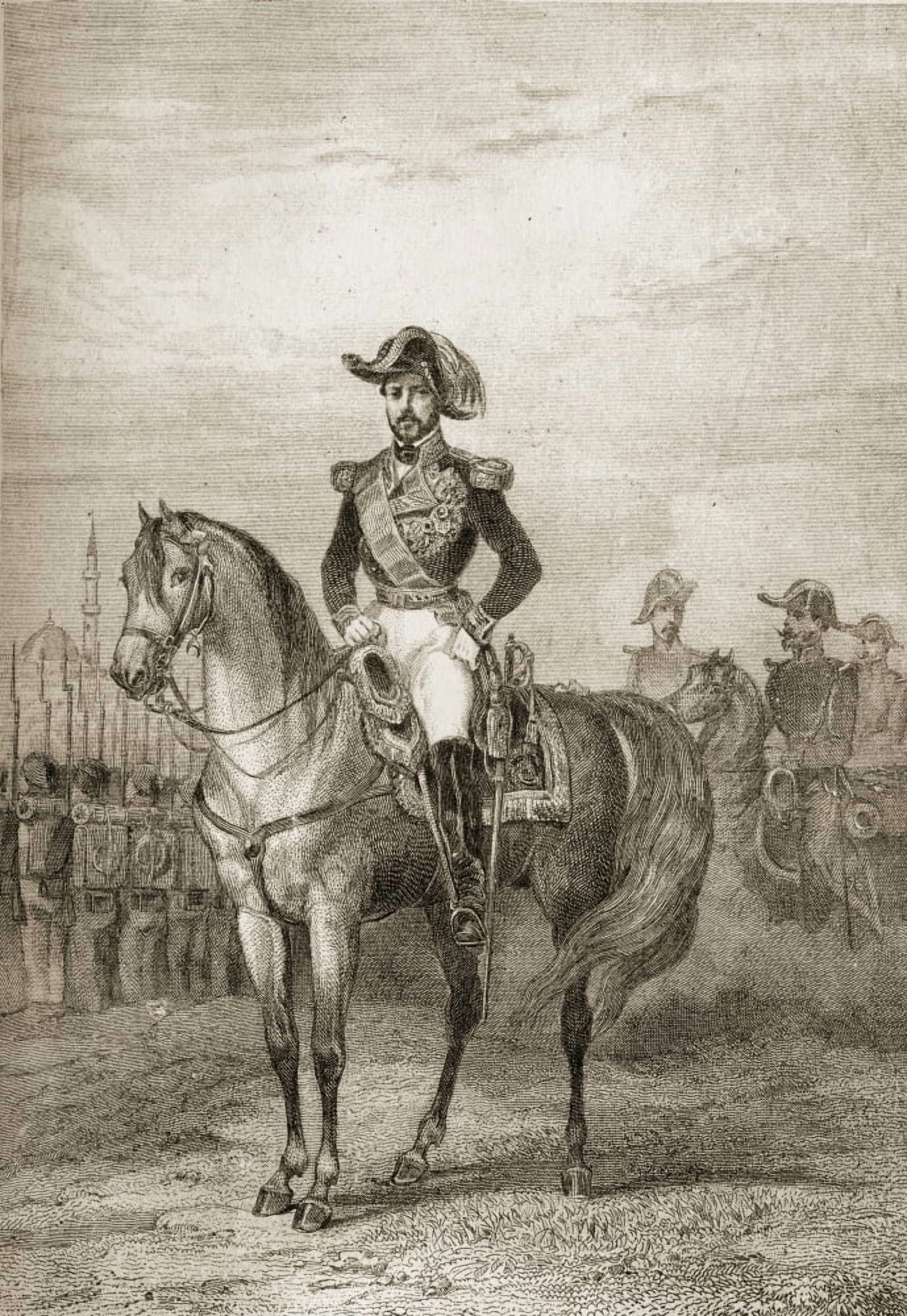 General Prim Juan Prim Y Prats (1814-1870) Commander Of The Spanish Expedition Invading Mexico In 1861 Canvas Art - Ken Welsh Design Pics (12 x 18)