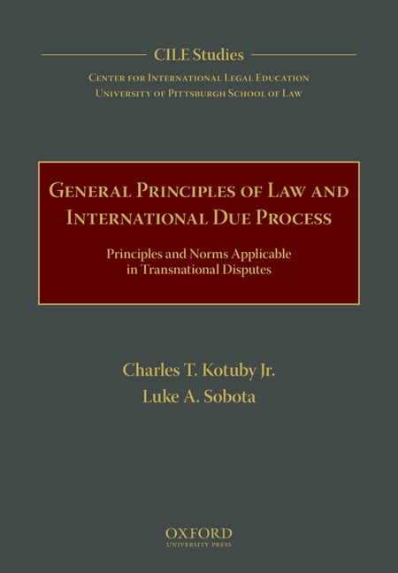 General Principles of Law and International Due Process: Principles and ...