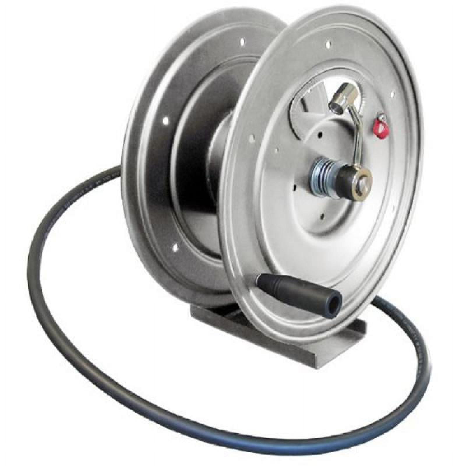 General Pump DHRA50300 3/8” X 300’ Hose Reel – 5000 PSI, A-Frame, Pin Lock & Brake For Industrial Use