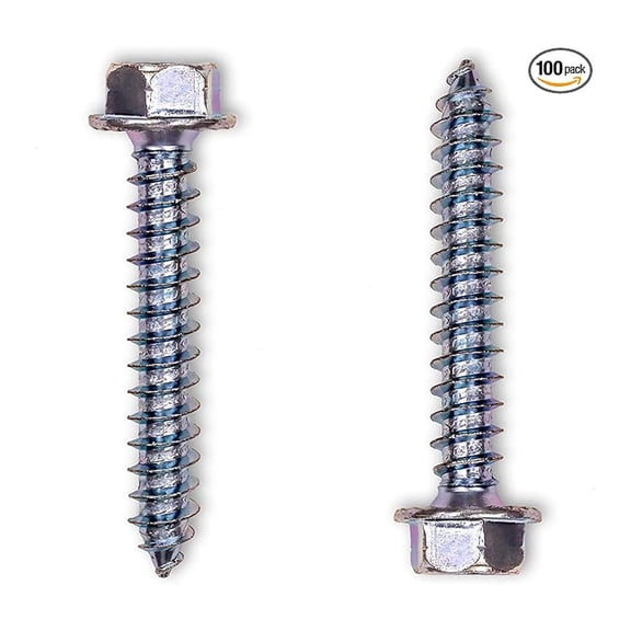 General Purpose 5/16" Outer Diameter X 2" Long 7/16" Hex Head Lag Bolt Zinc Plated Screws