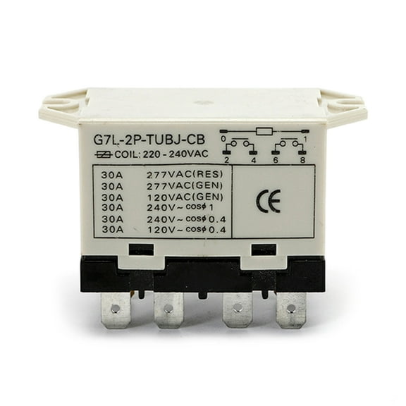 General Purpose Electrical Relays with Test Button Quick Installation Terminals Flame Relays for Machinery