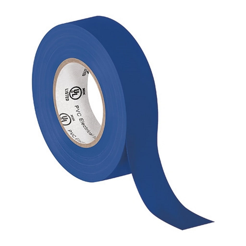 General Purpose Electrical Tape 3/4" X 20 Yard Blue (10 Pack)