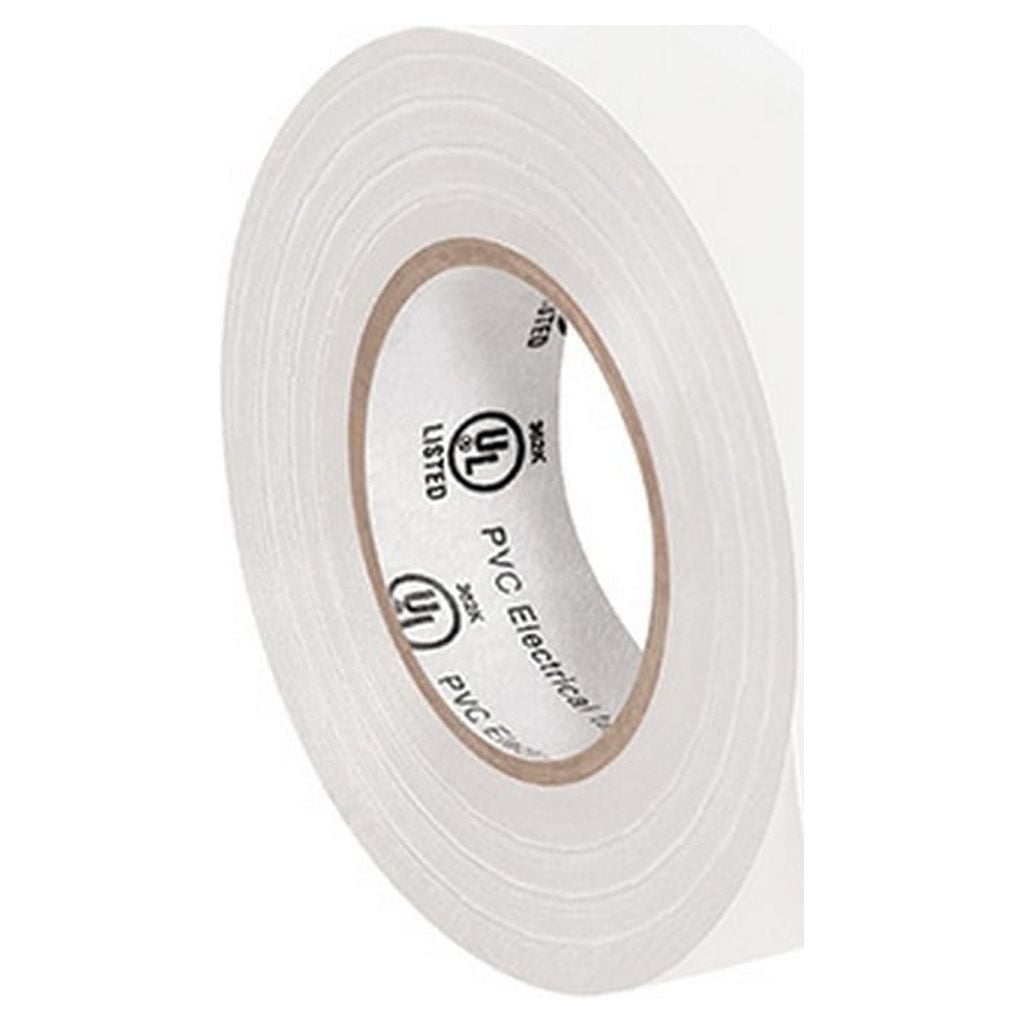 General Purpose Electrical Tape 3/4" X 20 Yard White (10 Pack)