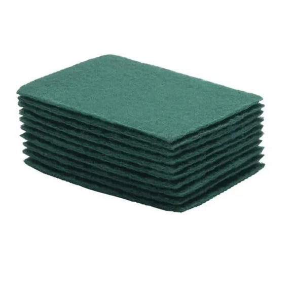 General Purpose Green Scour Pad, 6" x 9" (Pack of 10)