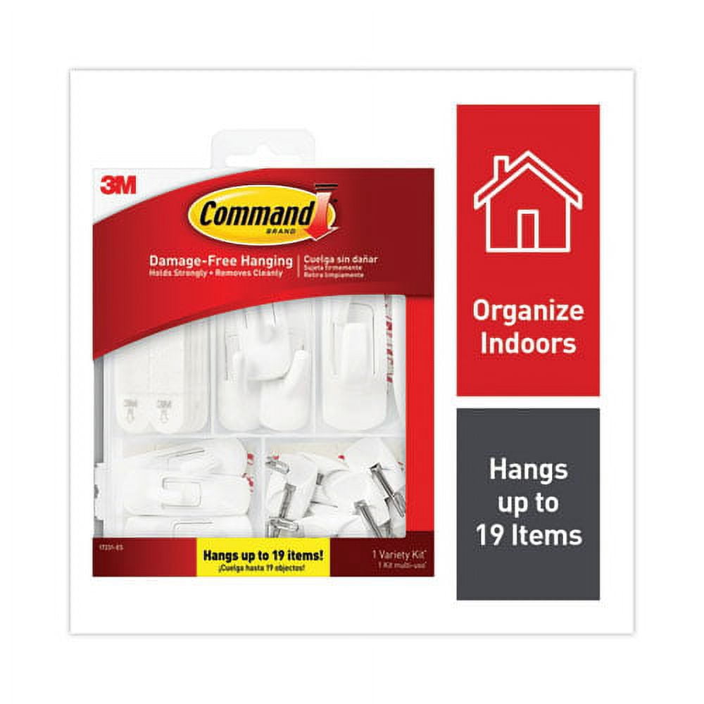 General Purpose Hooks, Variety Pack, Assorted Sizes, 54 Pieces/pack | Bundle of 10 Packs