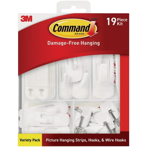 General Purpose Hooks, Variety Pack, Assorted Sizes, 54 Pieces/pack | Bundle of 10 Packs