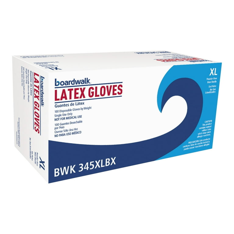 General-Purpose Latex Gloves, Powder-Free, 4.4 mil, Large, Natural, 100/Box General-Purpose Latex Gloves, Powder-Free, 4.4 mil, Large, Natural, 100/Box