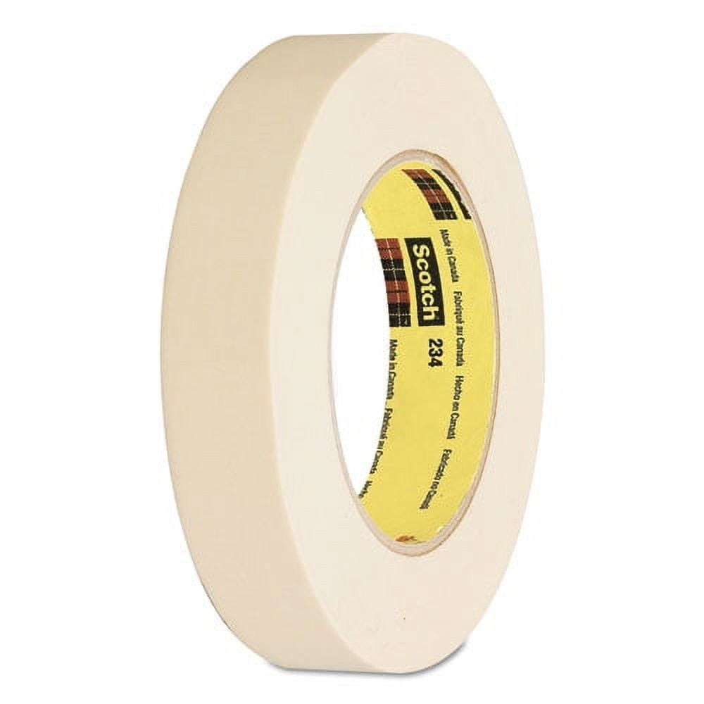 General Purpose Masking Tape 234, 3" Core, 12 Mm X 55 M, Tan | Bundle of 2 Rolls