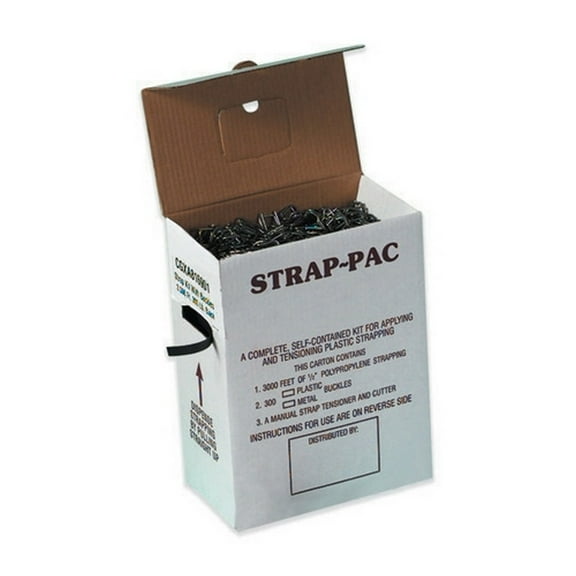 General Purpose Poly Strapping Kit, 1/2" X 3000'