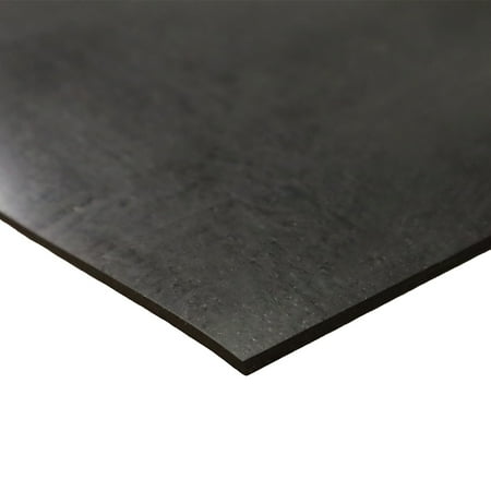 General Purpose Rubber Sheet, Black, 60A, 0.50" x 4" x 4" (5 Pack)