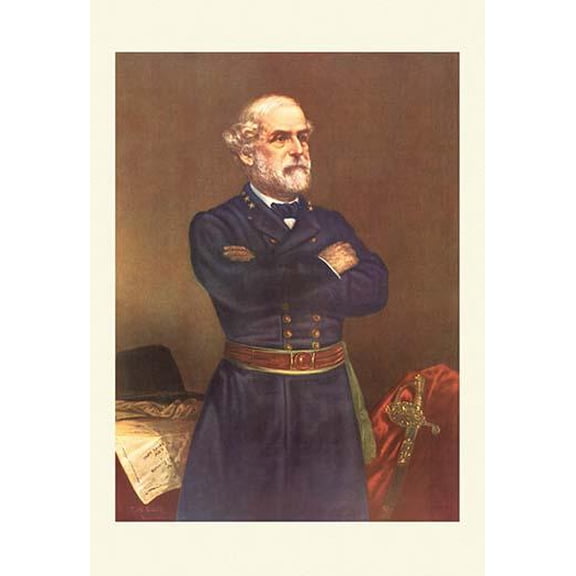 General Robert E. Lee- Fine Art Canvas Print (20" x 30")