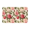 thumbnail image 1 of General Rose Flower Pattern Flannel Non-Slip Floor Mat 20x31.5in, 1 of 8