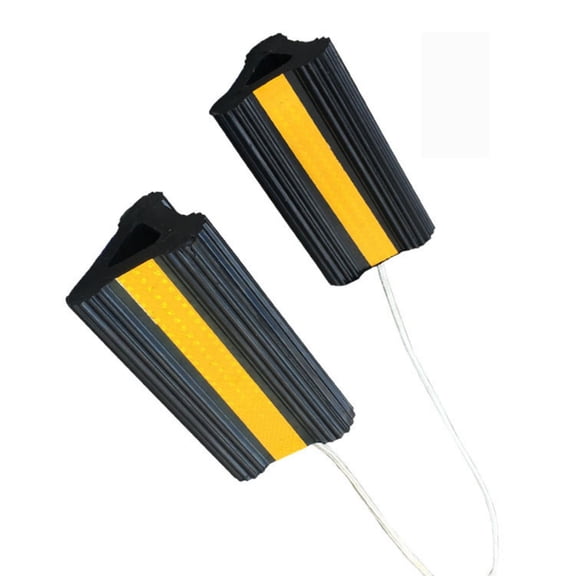 General Rubber Tire Chock Anti Roll Parking Aid Quick Setups Not Slip Wheel Chocks for Car Trucks In Conditions