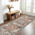 thumbnail image 1 of General Rug Runners 3x10 - Washable Hallway Rugs for Living Room Soft Stain Resistant Carpet Vintage Tribal Rugs for Bedroom Kitchen with Non Slip Backing Home Decor Floor Decoration Mat 3x10 Brick, 1 of 16