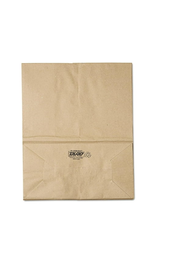 General SK1657 1/6 BBL Paper Grocery Bag, 57lb Kraft, Standard 12 x 7 x 17, (Case of 500 Bags)