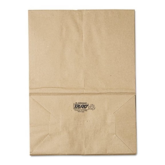 General SK1657 1/6 BBL Paper Grocery Bag, 57lb , Standard 12 x 7 x 17, 500 bags