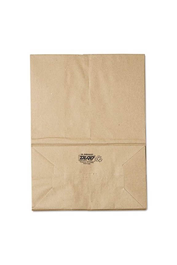 General SK1657 1/6 BBL Paper Grocery Bag, 57lb , Standard 12 x 7 x 17, 500 bags