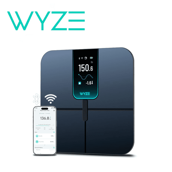 General Scale Ultra, Smart Scale with 4.3" Color Display, Digital Bathroom Scale for Body Weight Muscle Mass Composition, Wi-Fi & Wirless Scale with Heart Rate, 400 lbs
