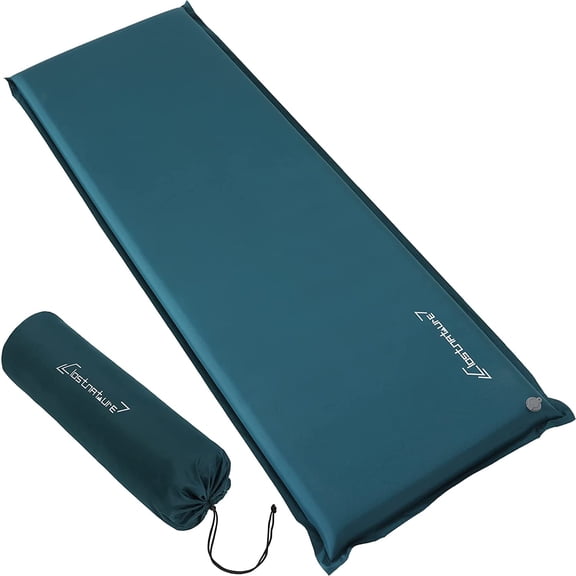 General Self Inflating Sleeping Pad for Camping - 1.5/2/3 inch Camping Pad, Lightweight Inflatable Sleeping Mat for Backpacking, Compact Ultralight Foam Air Mattress for Tent, Hammock