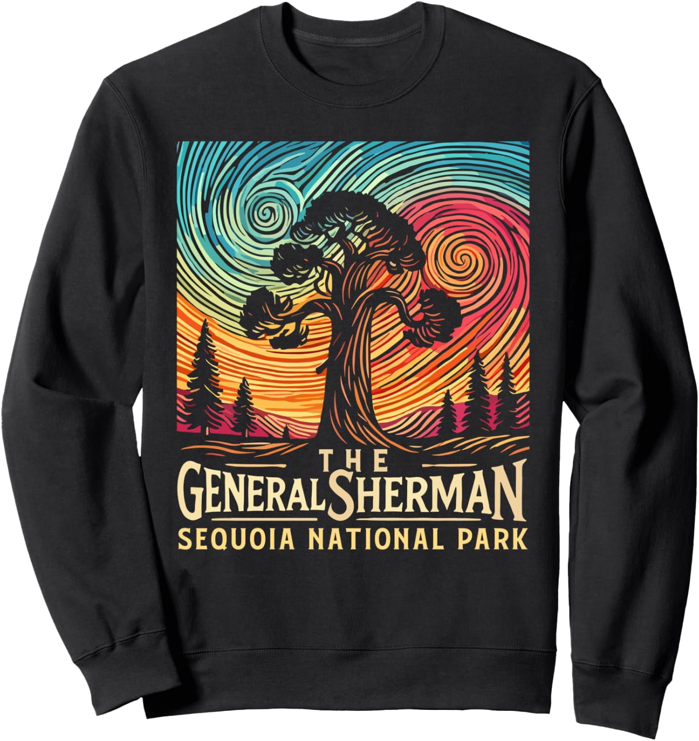 General Flash Accessory General Sherman Sequoia Souvenir Graphic Sweatshirt - Walmart.com