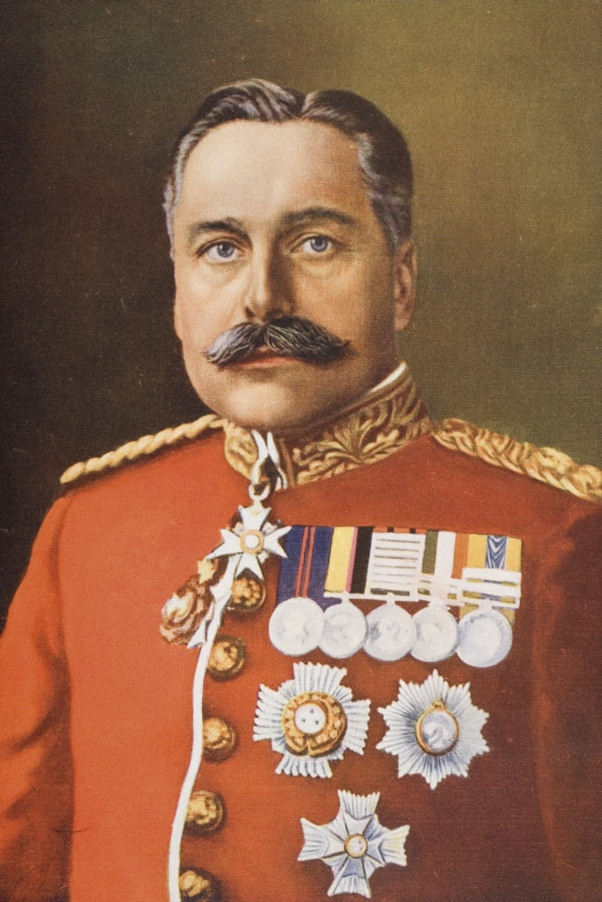 General Sir Douglas Haig 1861-1928 Field Marshal Commander British Expeditionary Force From A Photograph By J Russell And Sons Canvas Art - Ken Welsh Design Pics (12 x 18)
