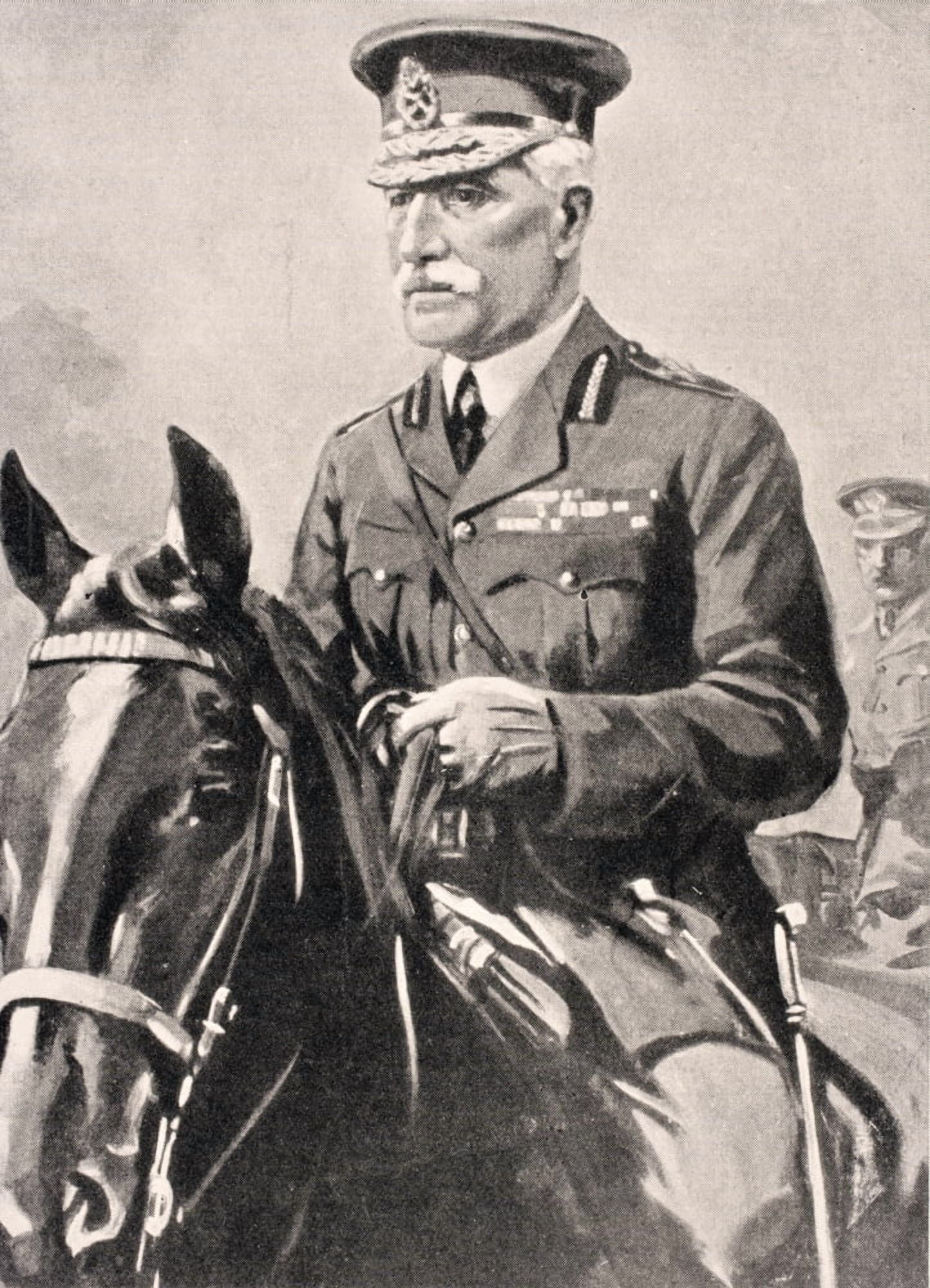 General Sir Horace Lockwood Smith-Dorrien 1858 To 1930 British Soldier From The War Illustrated Album Deluxe Published London 1916 Canvas Art - Ken Welsh Design Pics (12 x 17)