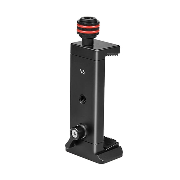 General Smartphone Grip with double Manual Expansion & Cold Shoe, with 1/4 Inch thread for Photography Accessories