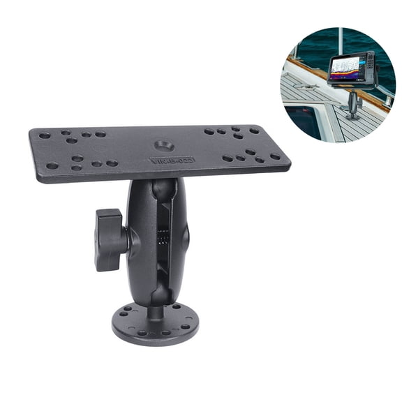 General Sonar Device Mount Plastic Metal Mixing Structure Quick Setup Adjustable Positioning Marine Equipment Bracket