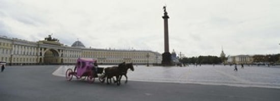 General Staff Building State Hermitage Museum Winter Palace Palace Square St Petersburg Russia Canvas Art - Panoramic Images (36 x 13)