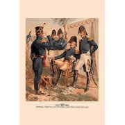 General Staff and Line Officers, Light Artillery Fine art canvas print 20 x 30