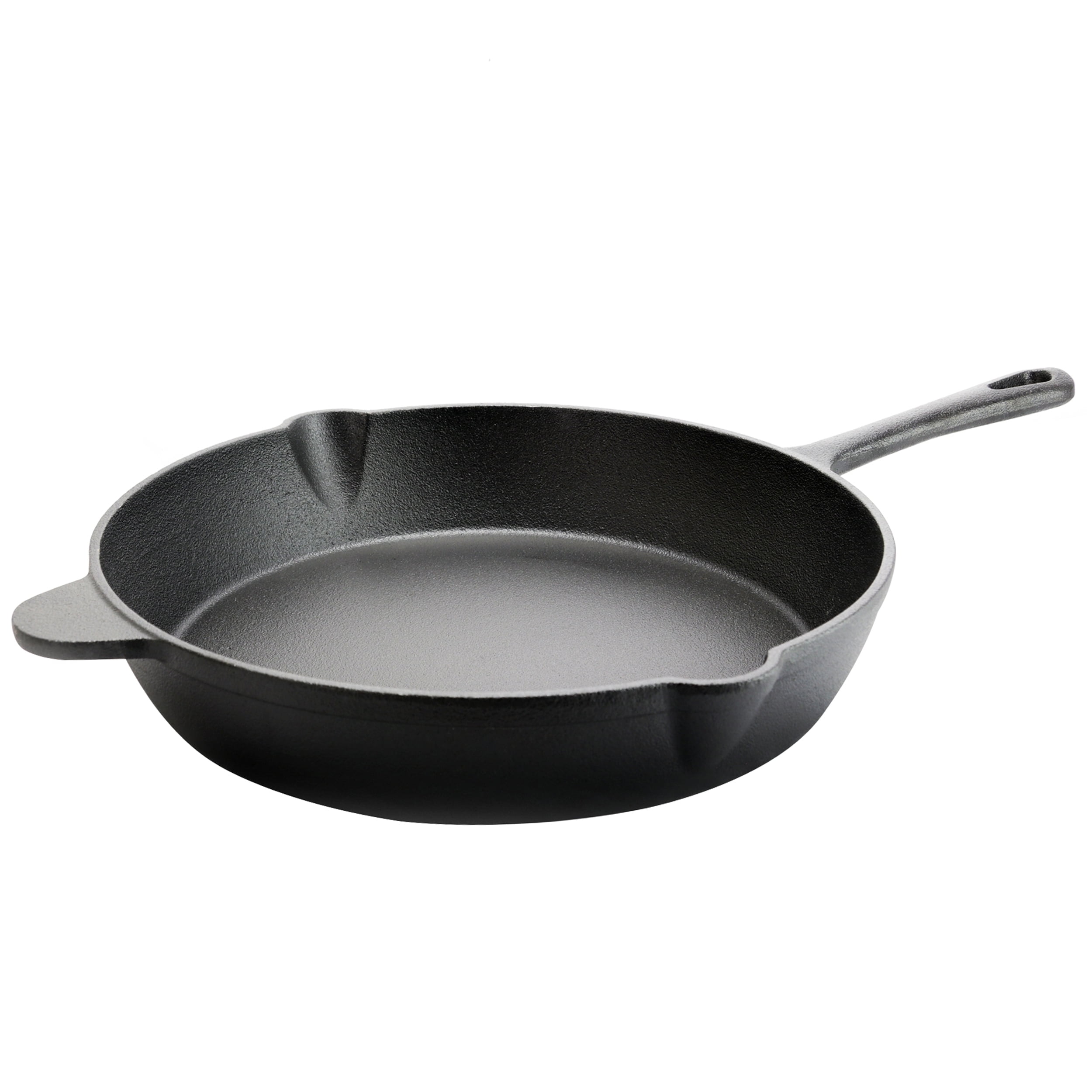 Iron 12 Frying Pan with wood handle - Three Bales Home Supply