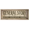 thumbnail image 1 of General Store Rustic Wood Sign 10x30 (Frame Included), 1 of 1