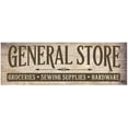 thumbnail image 1 of General Store Rustic Wood Sign 8x24 (Unframed), 1 of 1