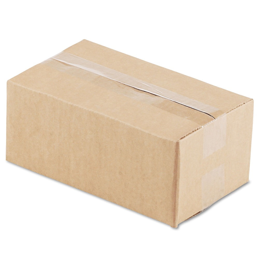 General Supply Brown Corrugated - Fixed-Depth Shipping Boxes, 10l x 6w x 4h, 25/Bundle -UFS1064